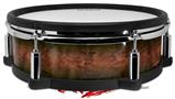 Skin Wrap works with Roland vDrum Shell PD-128 Drum Exotic Wood Waterfall Bubinga Burst Tropical Green (DRUM NOT INCLUDED)