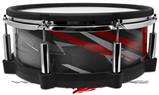 Skin Wrap works with Roland vDrum Shell PD-140DS Drum Baja 0014 Red Dark (DRUM NOT INCLUDED)