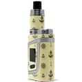 Skin Decal Wrap for Smok AL85 Alien Baby Nautical Anchors Away 02 Yellow Sunshine VAPE NOT INCLUDED