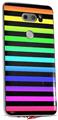 Skin Decal Wrap for LG V30 Stripes Rainbow