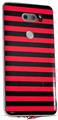 Skin Decal Wrap for LG V30 Stripes Red