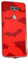 Skin Decal Wrap for LG V30 Deathrock Bats Red