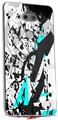 Skin Decal Wrap for LG V30 Baja 0018 Neon Teal