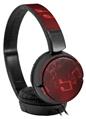 Decal style Skin Wrap for Sony MDR ZX110 Headphones Bokeh Music Red (HEADPHONES NOT INCLUDED)