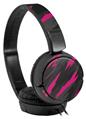 Decal style Skin Wrap for Sony MDR ZX110 Headphones Jagged Camo Hot Pink (HEADPHONES NOT INCLUDED)