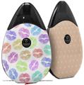 Skin Decal Wrap 2 Pack compatible with Suorin Drop Rainbow Lips White VAPE NOT INCLUDED