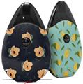 Skin Decal Wrap 2 Pack compatible with Suorin Drop Poppy Orange Navy VAPE NOT INCLUDED