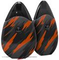 Skin Decal Wrap 2 Pack compatible with Suorin Drop Jagged Camo Burnt Orange VAPE NOT INCLUDED
