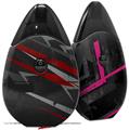 Skin Decal Wrap 2 Pack compatible with Suorin Drop Baja 0014 Red Dark VAPE NOT INCLUDED