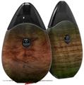 Skin Decal Wrap 2 Pack compatible with Suorin Drop Exotic Wood Waterfall Bubinga Burst Tropical Green VAPE NOT INCLUDED