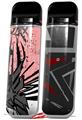 Skin Decal Wrap 2 Pack for Smok Novo v1 Baja 0040 Pink VAPE NOT INCLUDED