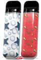 Skin Decal Wrap 2 Pack for Smok Novo v1 Starfish and Sea Shells White VAPE NOT INCLUDED