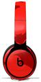 WraptorSkinz Skin Skin Decal Wrap works with Beats Solo Pro (Original) Headphones Deathrock Bats Red Skin Only BEATS NOT INCLUDED