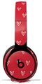WraptorSkinz Skin Skin Decal Wrap works with Beats Solo Pro (Original) Headphones Hearts Red On White Skin Only BEATS NOT INCLUDED