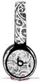 WraptorSkinz Skin Skin Decal Wrap works with Beats Solo Pro (Original) Headphones Folder Doodles White Skin Only BEATS NOT INCLUDED