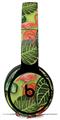 WraptorSkinz Skin Skin Decal Wrap works with Beats Solo Pro (Original) Headphones Famingos and Flowers Sage Green Skin Only BEATS NOT INCLUDED