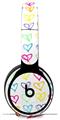 WraptorSkinz Skin Skin Decal Wrap works with Beats Solo Pro (Original) Headphones Kearas Hearts White Skin Only BEATS NOT INCLUDED