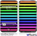 iPod Touch 2G & 3G Skin - Stripes Rainbow