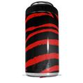 WraptorSkinz Skin Decal Wrap compatible with Yeti 16oz Tall Colster Can Cooler Insulator Zebra Red (COOLER NOT INCLUDED)