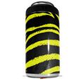 WraptorSkinz Skin Decal Wrap compatible with Yeti 16oz Tall Colster Can Cooler Insulator Zebra Yellow (COOLER NOT INCLUDED)