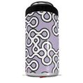 WraptorSkinz Skin Decal Wrap compatible with Yeti 16oz Tall Colster Can Cooler Insulator Locknodes 03 Lavender (COOLER NOT INCLUDED)