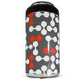 WraptorSkinz Skin Decal Wrap compatible with Yeti 16oz Tall Colster Can Cooler Insulator Locknodes 04 Red (COOLER NOT INCLUDED)