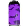 WraptorSkinz Skin Decal Wrap compatible with Yeti 16oz Tall Colster Can Cooler Insulator Deathrock Bats Purple (COOLER NOT INCLUDED)