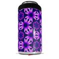 WraptorSkinz Skin Decal Wrap compatible with Yeti 16oz Tall Colster Can Cooler Insulator Daisies Purple (COOLER NOT INCLUDED)