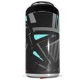 WraptorSkinz Skin Decal Wrap compatible with Yeti 16oz Tall Colster Can Cooler Insulator Baja 0023 Neon Teal (COOLER NOT INCLUDED)