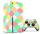 WraptorSkinz Skin Wrap compatible with the 2020 XBOX Series X Console and Controller Brushed Cirlces Multi Light (XBOX NOT INCLUDED)