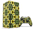 WraptorSkinz Skin Wrap compatible with the 2020 XBOX Series X Console and Controller Daisies Yellow (XBOX NOT INCLUDED)