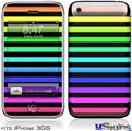 iPhone 3GS Skin - Stripes Rainbow