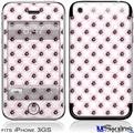 iPhone 3GS Skin - Kearas Daisies Diffuse Glow Pink