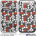 iPhone 3GS Skin - Locknodes 04 Red