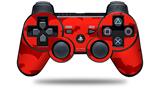 Sony PS3 Controller Decal Style Skin - Deathrock Bats Red (CONTROLLER NOT INCLUDED)