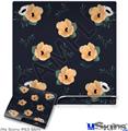Decal Skin compatible with Sony PS3 Slim Poppy Orange Navy