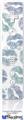Wii Remote Controller Face ONLY Skin - Blue Green Lips