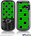 LG Rumor 2 Skin - Criss Cross Green