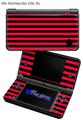 Stripes Red - Decal Style Skin fits Nintendo DSi XL (DSi SOLD SEPARATELY)