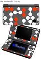 Locknodes 04 Red - Decal Style Skin fits Nintendo DSi XL (DSi SOLD SEPARATELY)