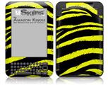 Zebra Yellow - Decal Style Skin fits Amazon Kindle 3 Keyboard (with 6 inch display)