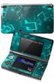 Bokeh Music Neon Teal - Decal Style Skin fits Nintendo 3DS (3DS SOLD SEPARATELY)