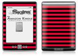 Stripes Red - Decal Style Skin (fits 4th Gen Kindle with 6inch display and no keyboard)