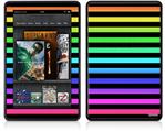 Amazon Kindle Fire (Original) Decal Style Skin - Stripes Rainbow