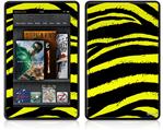 Amazon Kindle Fire (Original) Decal Style Skin - Zebra Yellow