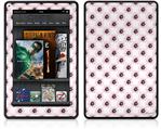 Amazon Kindle Fire (Original) Decal Style Skin - Kearas Daisies Diffuse Glow Pink
