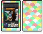 Amazon Kindle Fire (Original) Decal Style Skin - Brushed Cirlces Multi Light