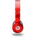 WraptorSkinz Skin Decal Wrap compatible with Beats Solo HD (Original) Deathrock Bats Red (HEADPHONES NOT INCLUDED)