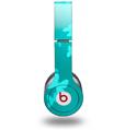 WraptorSkinz Skin Decal Wrap compatible with Beats Solo HD (Original) Bokeh Butterflies Neon Teal (HEADPHONES NOT INCLUDED)