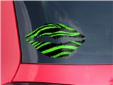 Lips Decal 9x5.5 Zebra Green